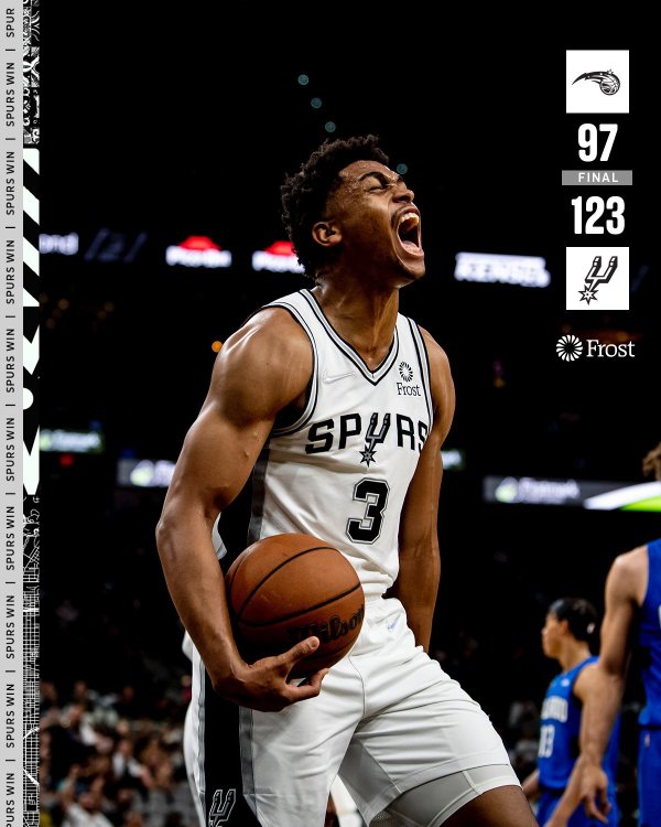 <a href=/lanqiujingsai/spurs/ target=_blank class=infotextkey>马刺</a>123-97大胜魔术  瓦塞尔19分 珀尔特尔12+13